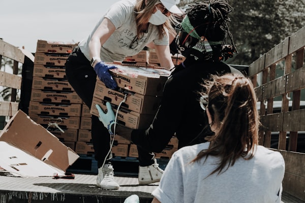 Food donation packing